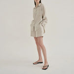 Moss Fern Linen Womens Tracksuit