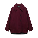 Moss Mist Office Cashmere Womens Coat