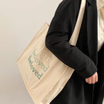 Emerald Sand Cotton Womens Tote