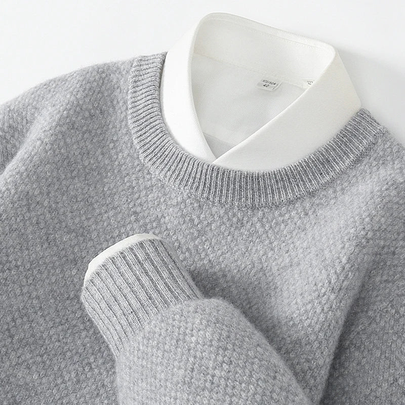 Dusk Pine Flax Men Sweater