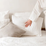 Natural Earth Envelope 2Pcs 100% Linen Pillowcases