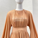 Silent Sunset Dusk Solid Vintage Viscose Womens Dress