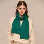 Red Berries Knit 100% Cashmere Womens Scarf