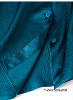 Pearl Dusk Office 100% Silk Womens Blouse