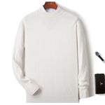 Sandstone Drift 100% Cashmere Mens Sweater