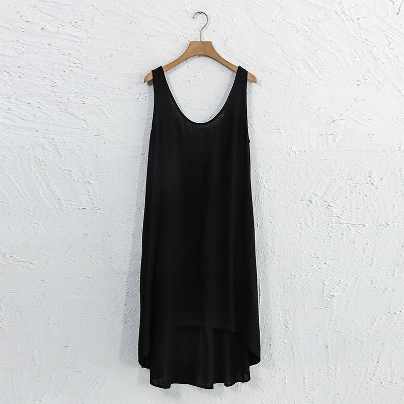 Summer Breeze Linen Viscose Womens Dress