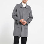 Autumn Gold Mens 100% Wool Overcoat