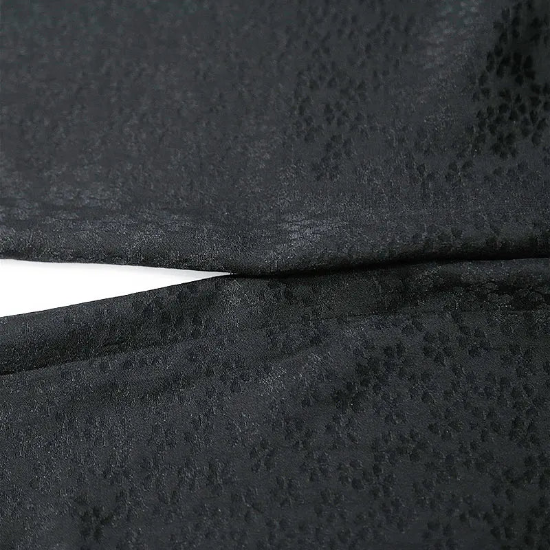 Midnight Clover 100% Silk Womens Casual Pants