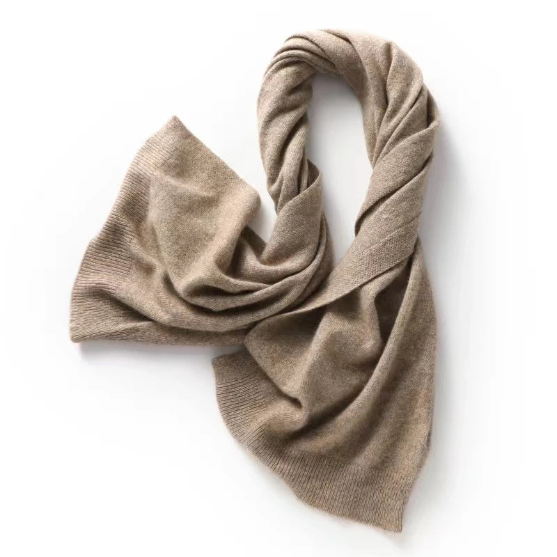 Misty Sky Solid Fashion Cashmere Womens Scarf