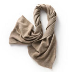 Misty Sky Solid Fashion Cashmere Womens Scarf