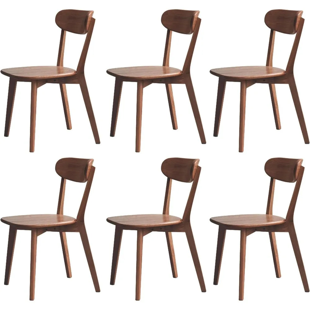 Golden Oak 6Pcs 100% Oak Wood Dining Chair