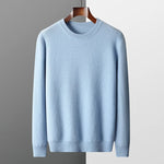 Crimson Lake Stripes Casual Cashmere Men Sweater