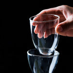 Azure Forest Clear Glass Water Bottle Set