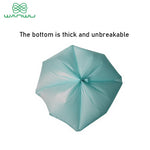 Azure Sky Blue Biodegradable Bags Vest Trash Bag 60 Count 25L