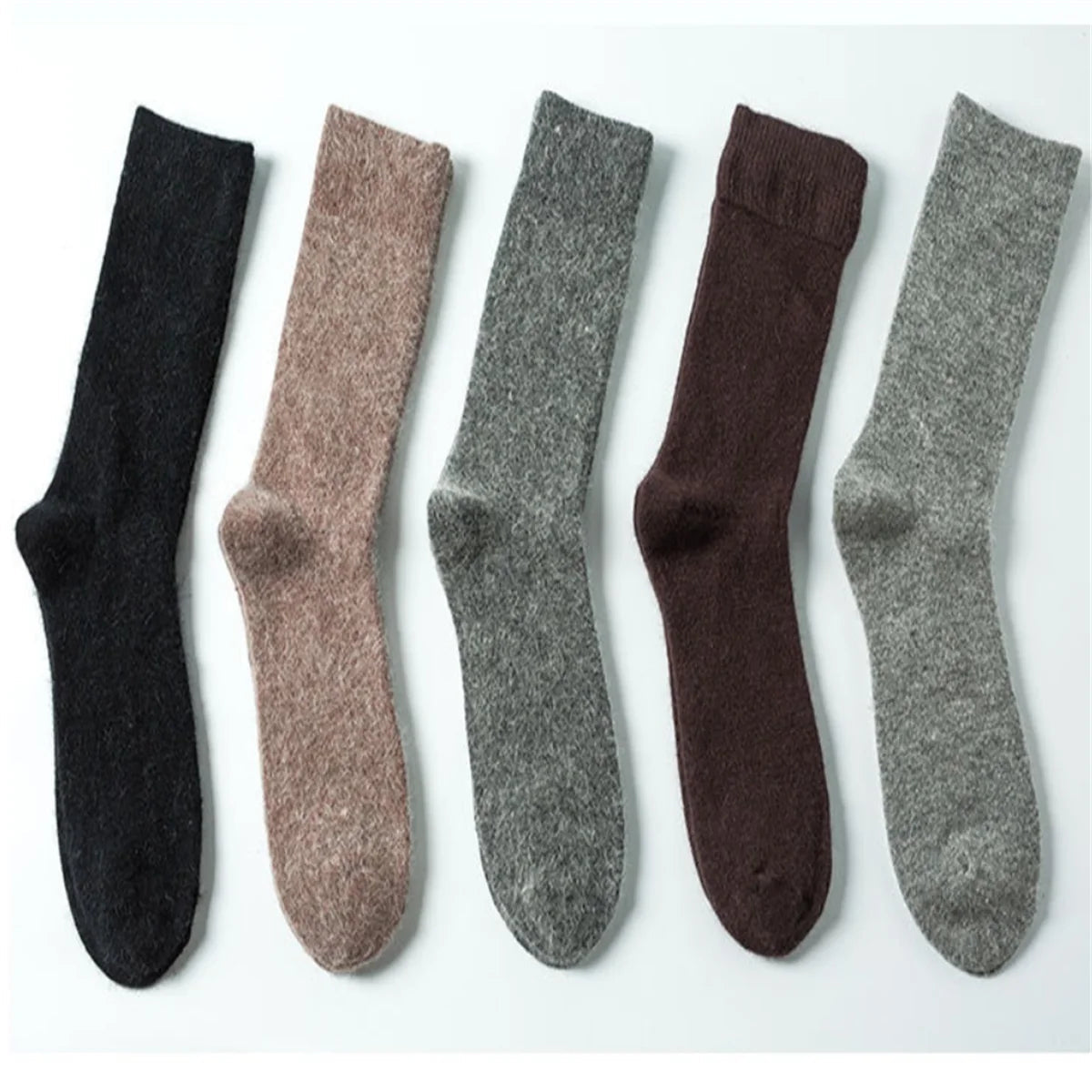 Sage Mint Wool Cashmere Mens Socks | Hypoallergenic - Allergy Friendly - Naturally Free