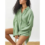 Rosewood Dusk 100% Cotton Womens Blouse