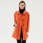 Cream Meadow Office 100% Wool Womens Coat