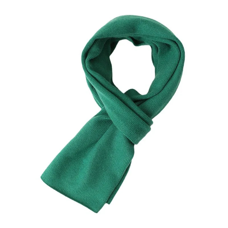 Red Berries Knit 100% Cashmere Womens Scarf