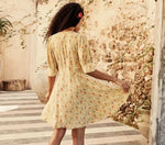 Floral SandCottonWomensDress