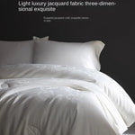 Mist Silver 100% Silk Comforter