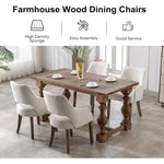 Sand Dune 4Pcs Polyester Dining Chairs