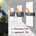 Energy Savers Waterproof Outdoor Wall LED Solar Powered Garden Light