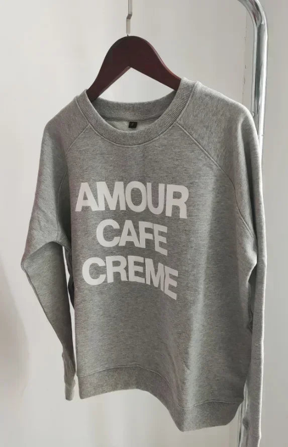 Sunset CoralCotton Womens Sweatshirt