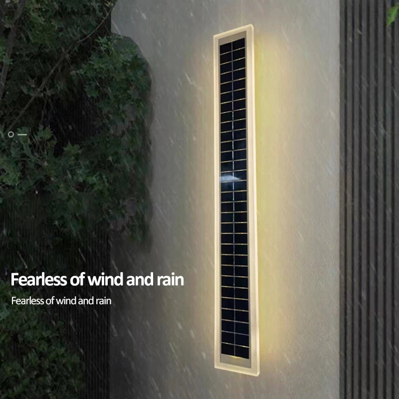 Energy Savers Modern Outdoor Waterproof LED Solar Wall Lamp