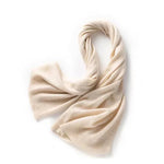 Misty Sky Solid Fashion Cashmere Womens Scarf