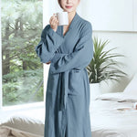 Mist Blue Sleepwear 100% Cotton Womens Robe
