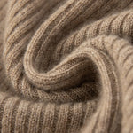 Ivory Snow Knit 100% Cashmere Womens Halter Top