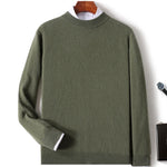 Sandstone Drift 100% Cashmere Mens Sweater