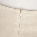 Ocean Silver Dots Casual Cotton Linen Womens Skirt