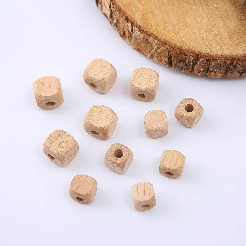 Maple Wood Jewelry Findings Beads
