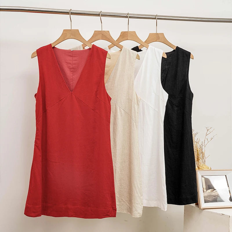 Sunrise Linen Womens Dress