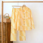 Sunrise Bloom Cotton Womens Pajamas