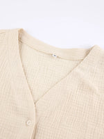 Golden Dawn Solid Lounge 100% Cotton Womens Pajamas