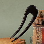 Ebony Mahogany Wooden Styling Accessory Hair Stick