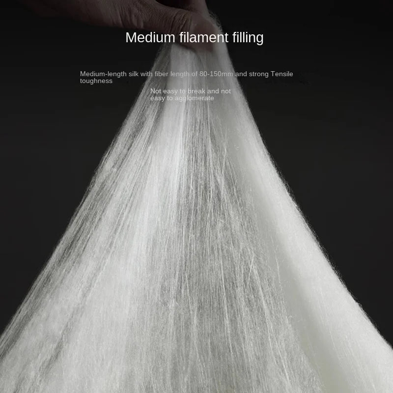 Mist Silver 100% Silk Comforter