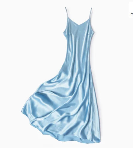 Ocean Palette 100% Mulberry Silk Womens Dress