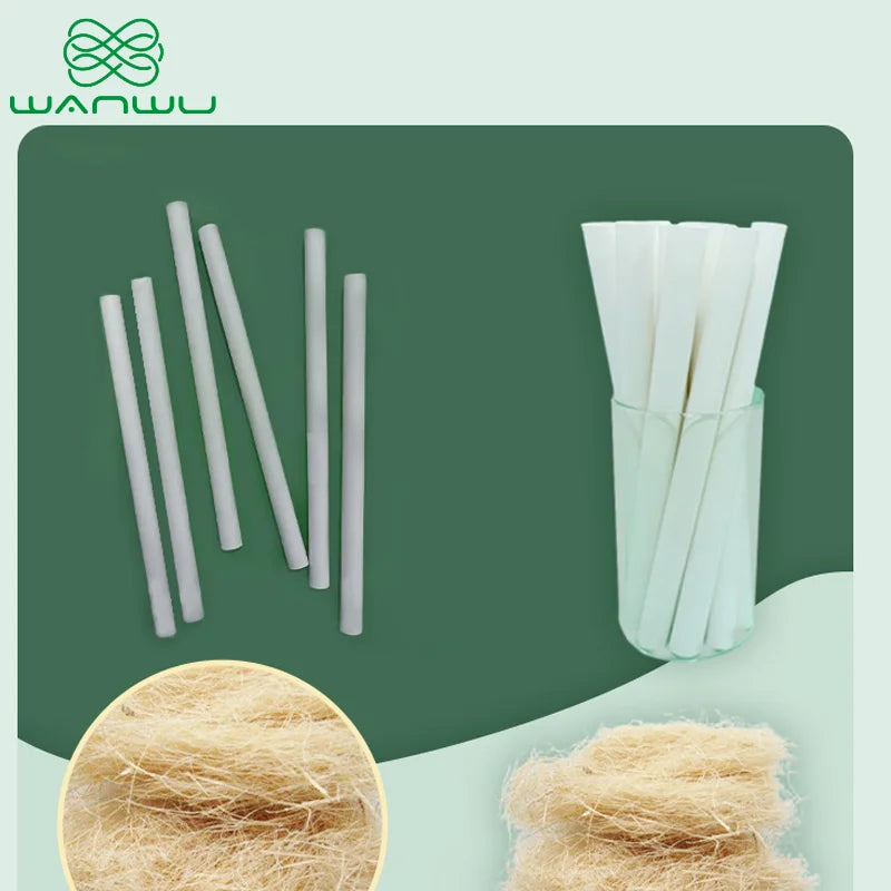 Greenwood Bamboo 50Pcs Straws