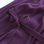 Royal Purple Cotton Womens Robe