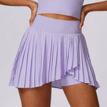 Purple Lagoon Cotton Womens Tennis Skirt