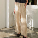 Mist Jade Linen Womens Pants