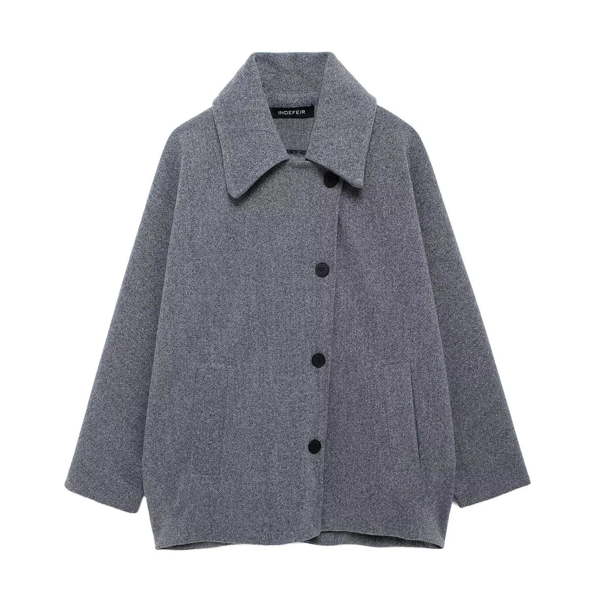 Moss Mist Office Cashmere Womens Coat