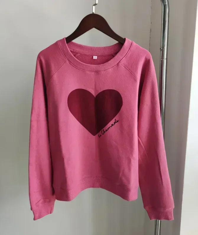 Sunset CoralCotton Womens Sweatshirt