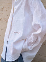 White Lily 100% Linen Womens Casual Shirt