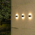 Energy Savers Waterproof Outdoor Wall LED Solar Powered Garden Light