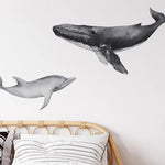 Underwater Animals DIY Vinyl Non-Toxic Decal Self Adhesive Wall Stickers | Hypoallergenic - Allergy Friendly - Naturally Free