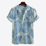 Emerald Breeze Print Casual Shirts Cotton Mens Shirts